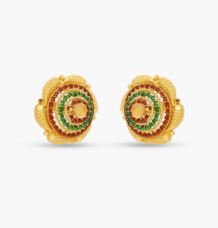 The Whirl Wheel Earrings